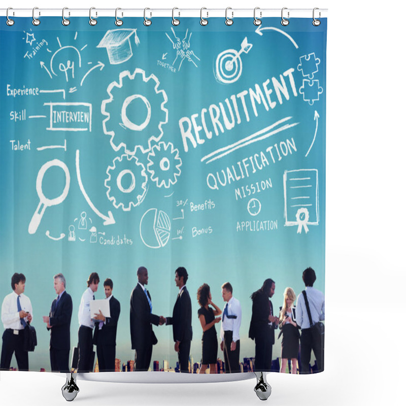 Personality  Recruitment Qualification Mission Shower Curtains