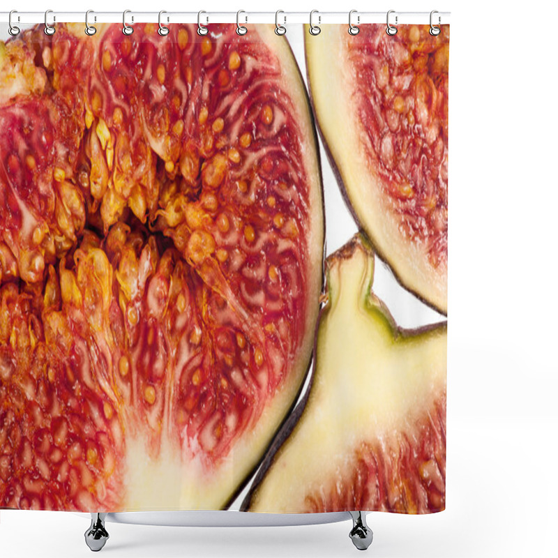 Personality  Abstract Fig Background Shower Curtains