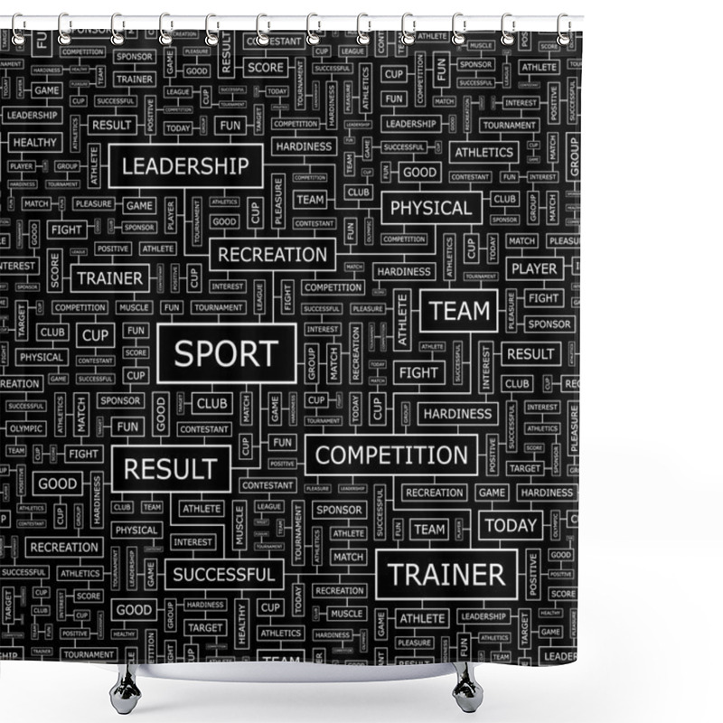 Personality  SPORT. Shower Curtains