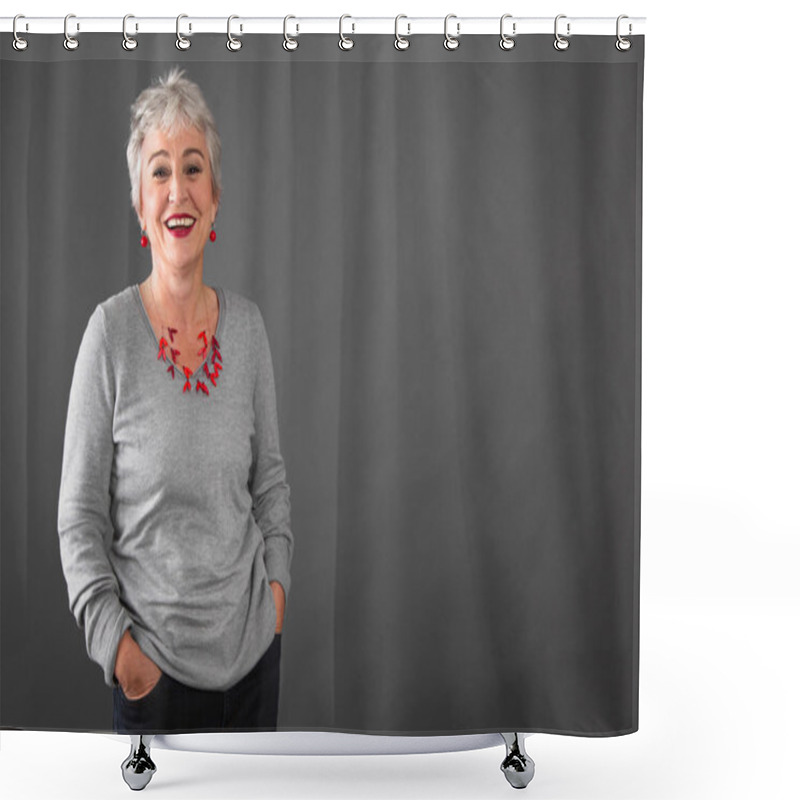 Personality  Woman In The Prime Of Life Shower Curtains