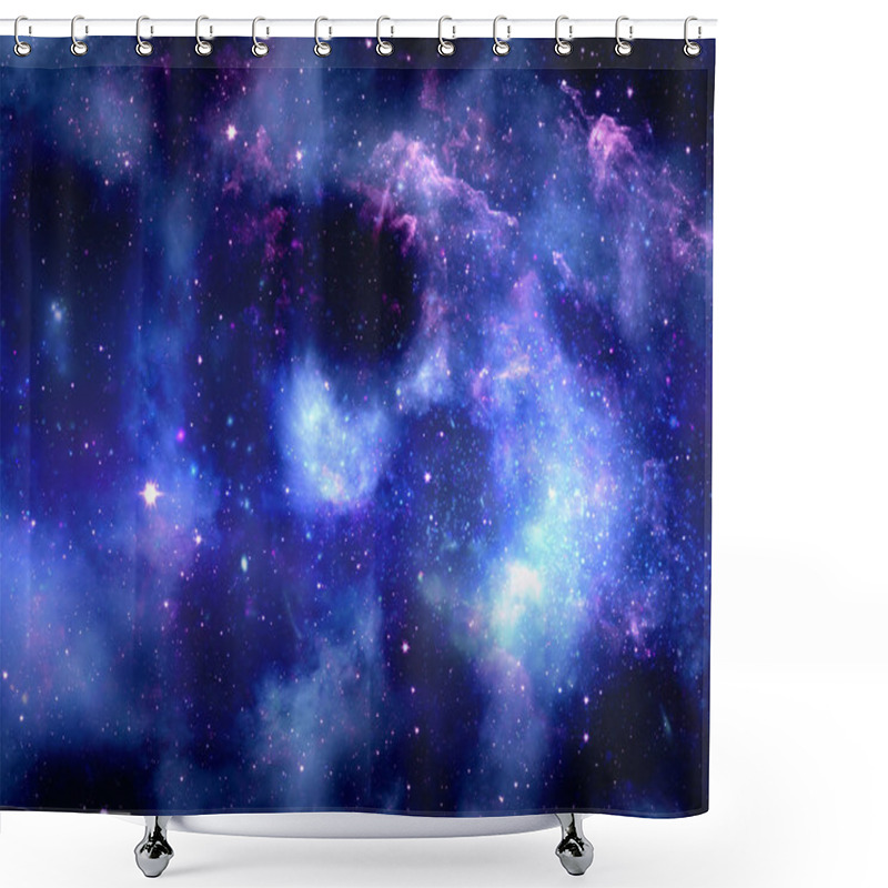 Personality  Far Away Galaxy Shower Curtains