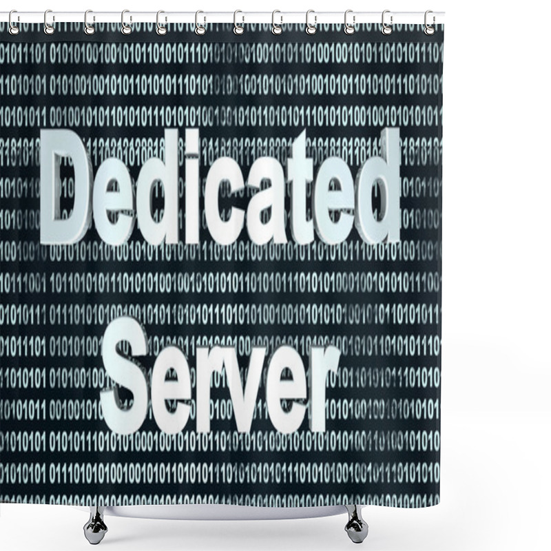 Personality  Dedicated Server Binary Background	 Shower Curtains