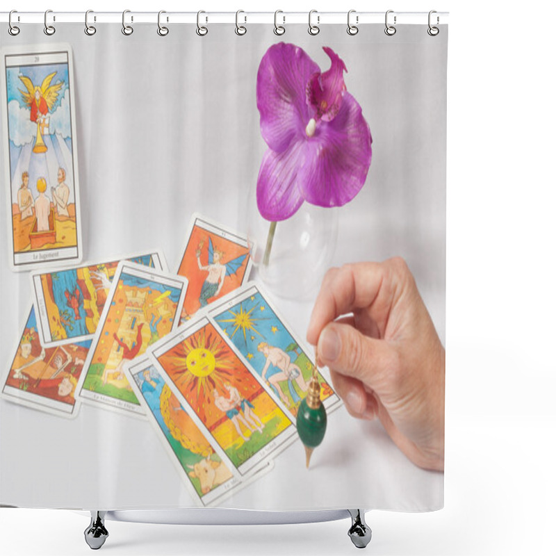 Personality  Astologie Divination Shower Curtains