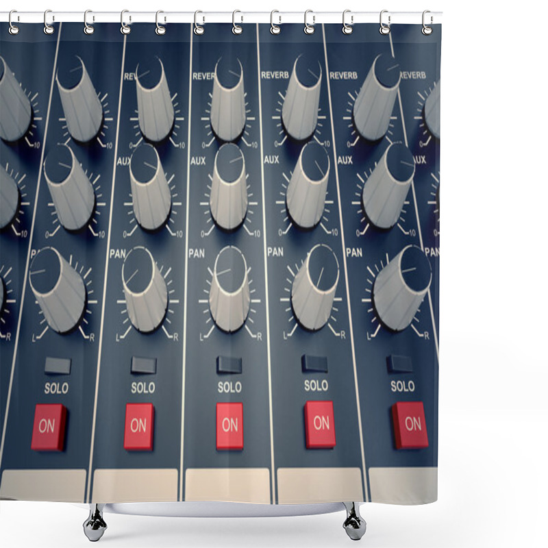 Personality  Audio Console. Shower Curtains