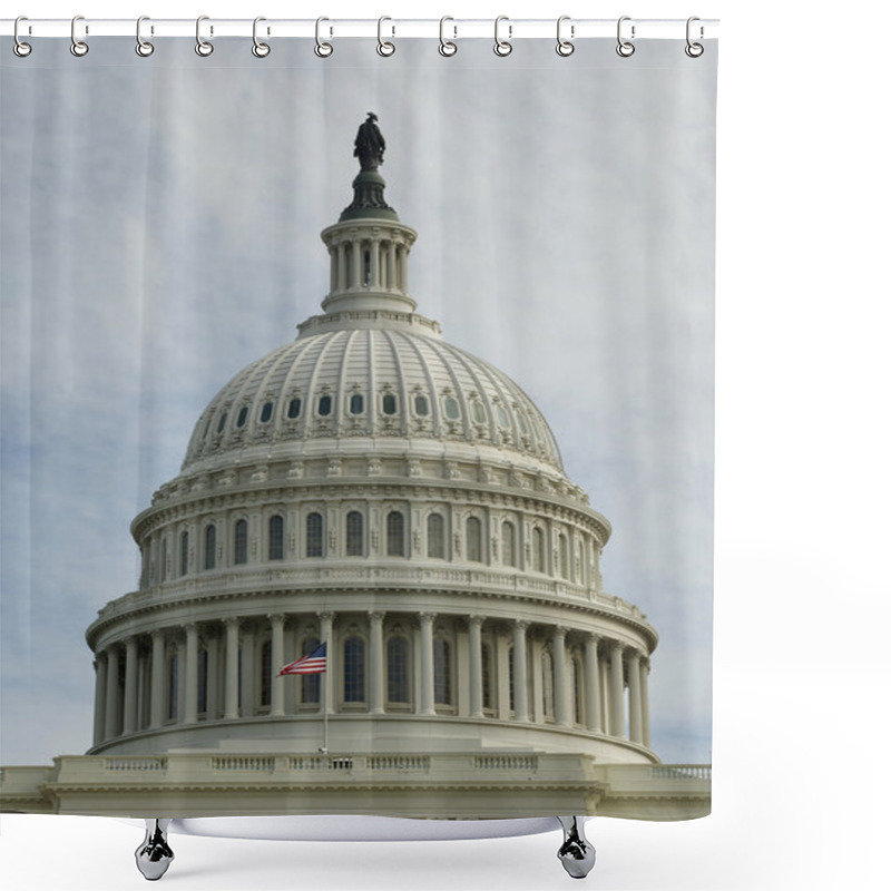 Personality  United States Capital Shower Curtains