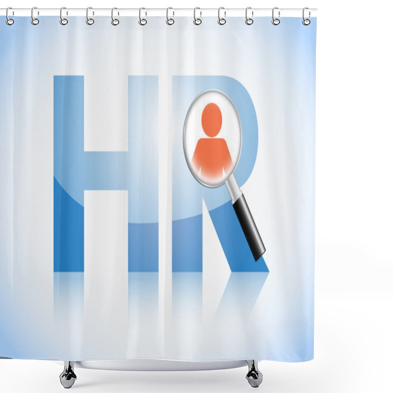 Personality  Human Resource Concept Shower Curtains