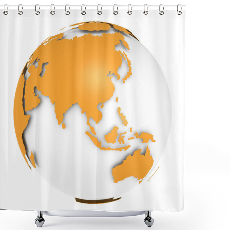 Personality  The Earth Rotation View 1. Shower Curtains