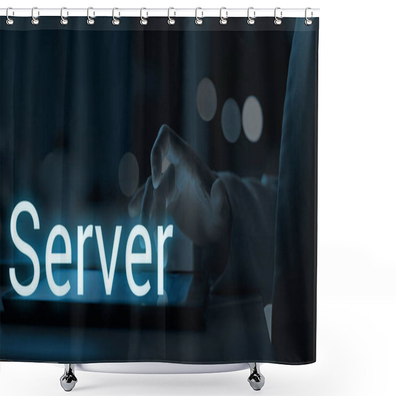 Personality  Reliable Server Infrastructure For Maximum Uptime Shower Curtains