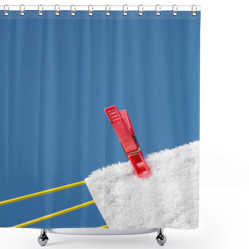 Personality  Clothes Peg Shower Curtains