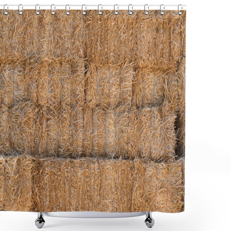 Personality  Hay Bales Shower Curtains