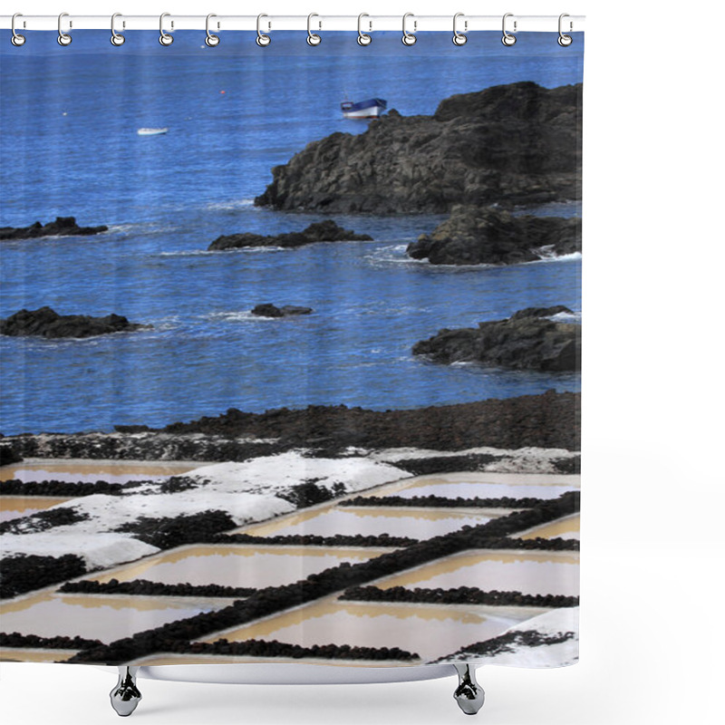 Personality  Sea Salt Production Shower Curtains