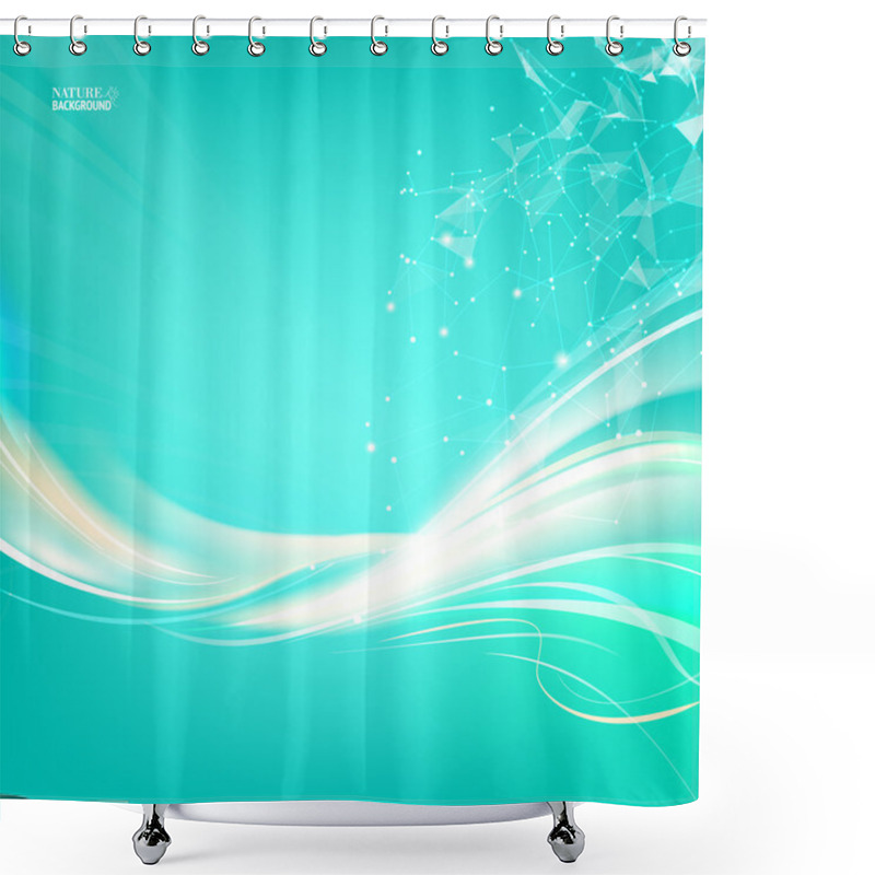 Personality  Abstraction For Science. Shower Curtains