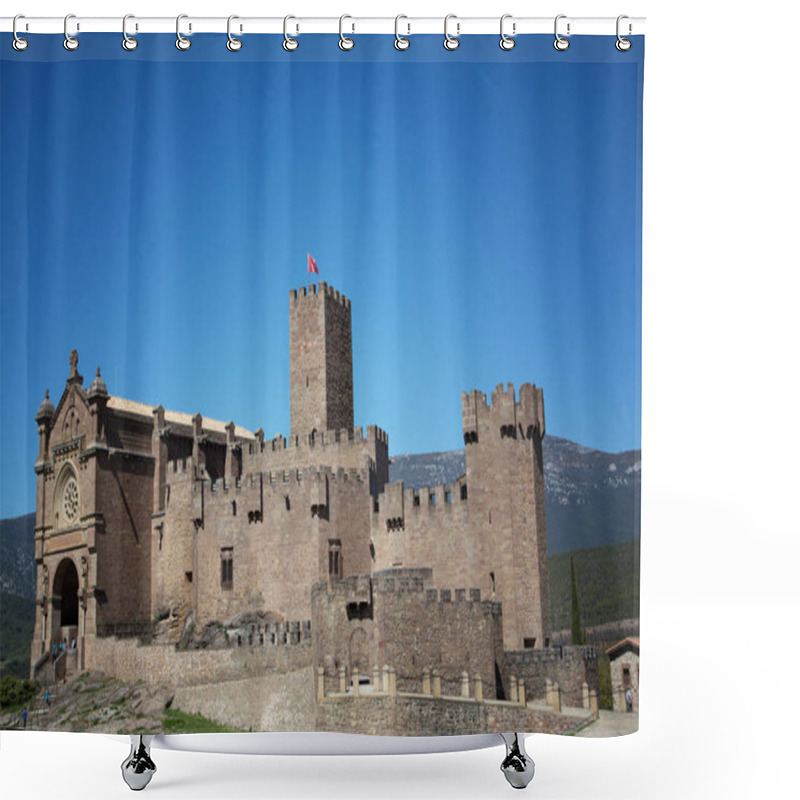 Personality  Ancient Spanish Castle Javier, Navarre, Spain. Cultural And Hist Shower Curtains