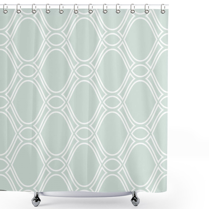 Personality  Geometric Seamless Vector Pattern Shower Curtains