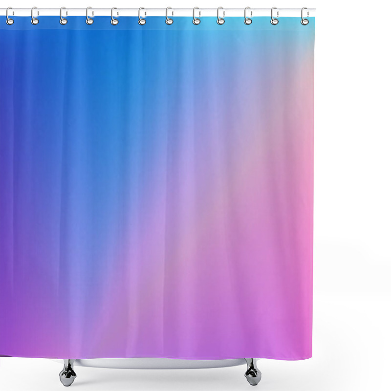 Personality  Rainbow Ombre Background With Pastel Gradient And Hologram Effect. Iridescent Pink And Purple Abstract Texture In Soft Vector Pattern Shower Curtains