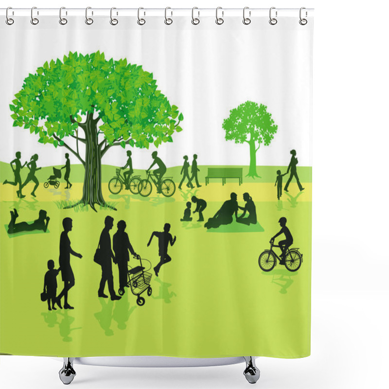 Personality  People In Nature Shower Curtains