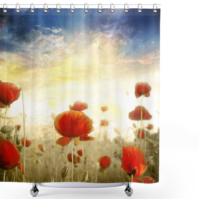 Personality  Landscape Shower Curtains