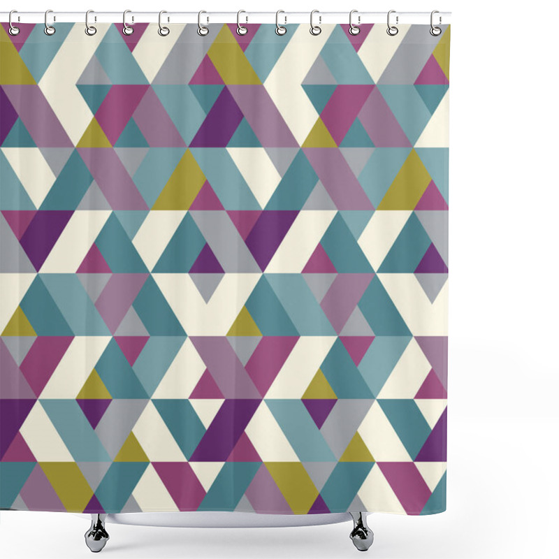 Personality  Geometric Seamless Pattern Shower Curtains