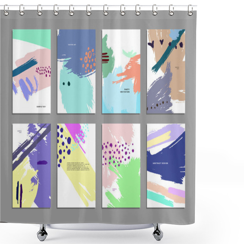 Personality  Artistic Creative Templates Shower Curtains