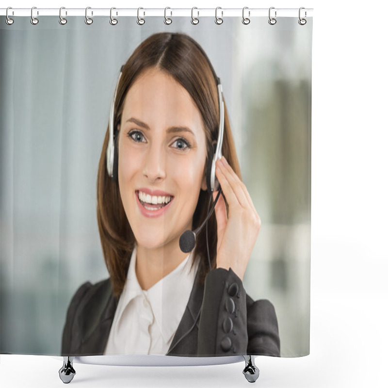 Personality  Call Center Shower Curtains