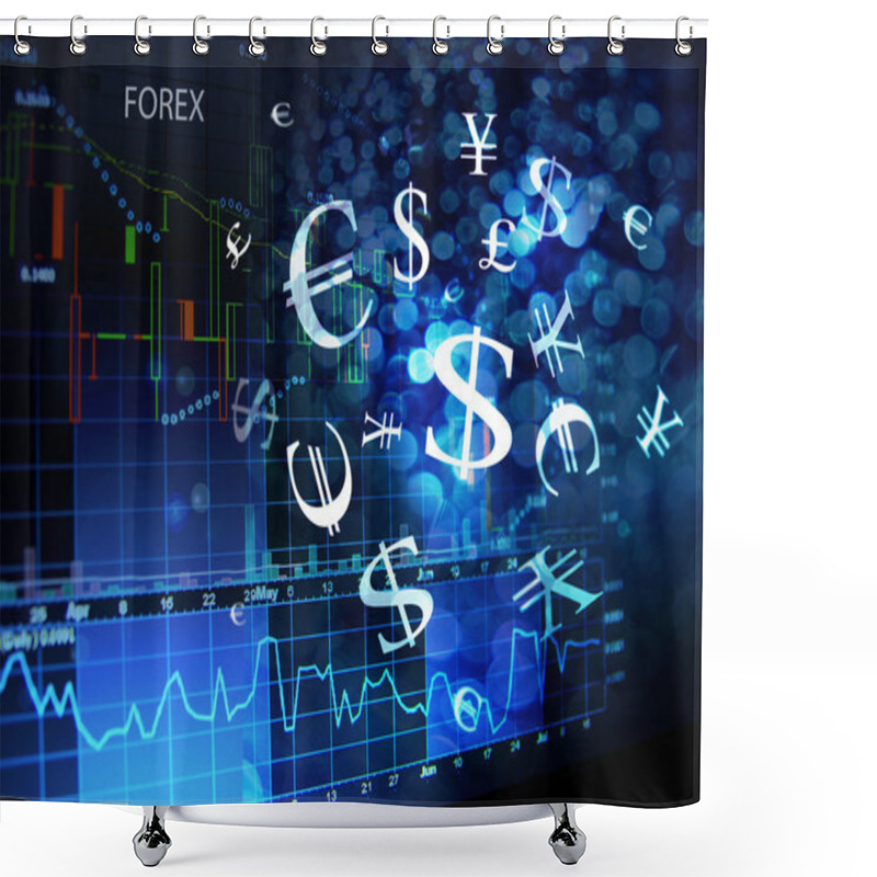 Personality  Forex Screen Shower Curtains