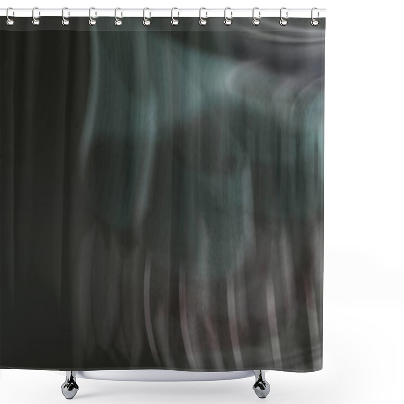 Personality  Background Of Vertical Wavy Lines Of Pastel Abstract Shower Curtains