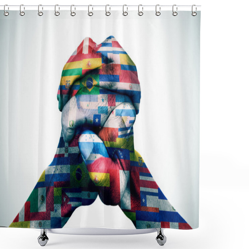 Personality  The Latin American Countries Shower Curtains