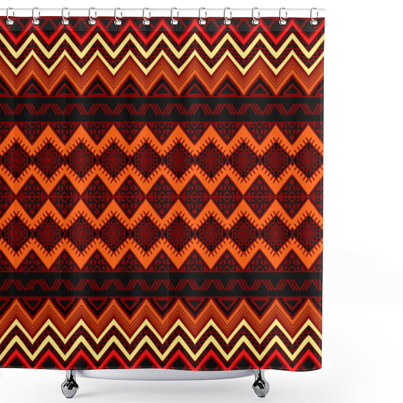 Personality  Seamless Aztec Pattern Shower Curtains