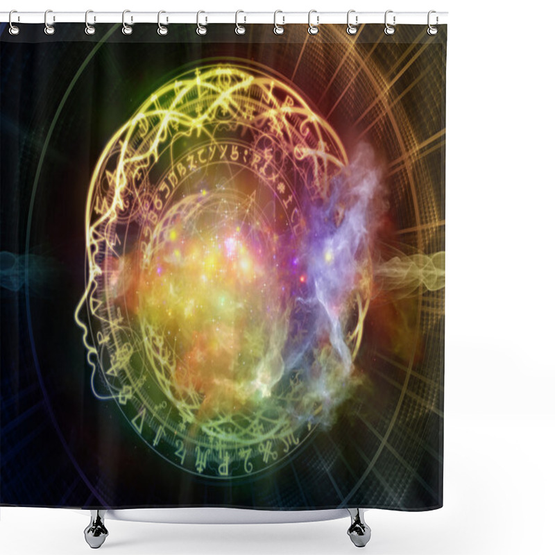 Personality  Beyond Inner Geometry Shower Curtains