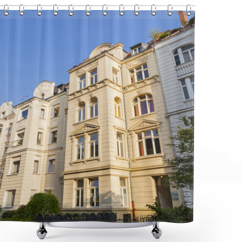 Personality  Luxury Buildings And Flats Shower Curtains