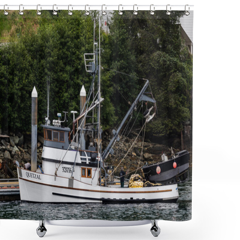 Personality  Alaskan Fishing Boats Shower Curtains