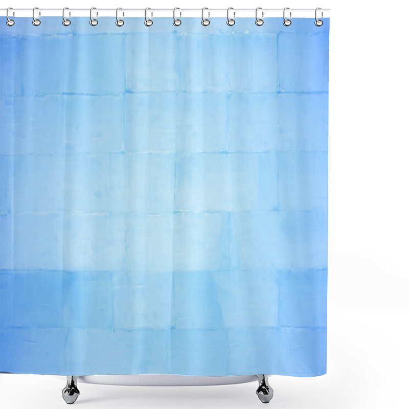 Personality  Ice Brick Wall Texture Shower Curtains