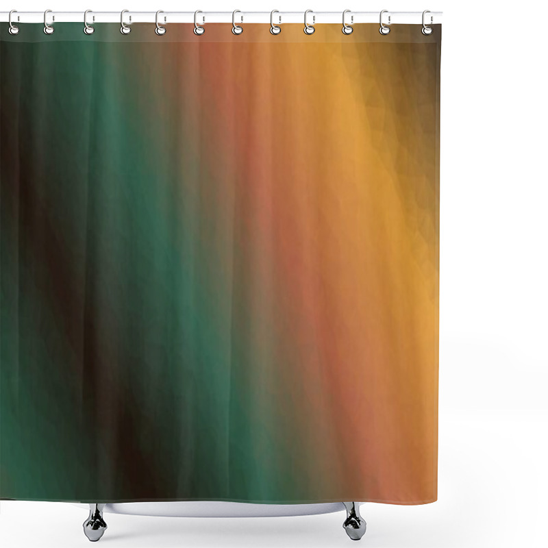 Personality  Creative Prismatic Background With Polygonal Pattern Shower Curtains