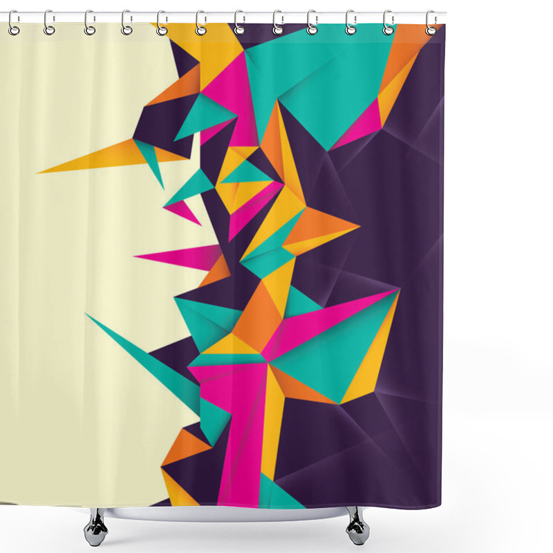 Personality  Abstract Style Background. Shower Curtains