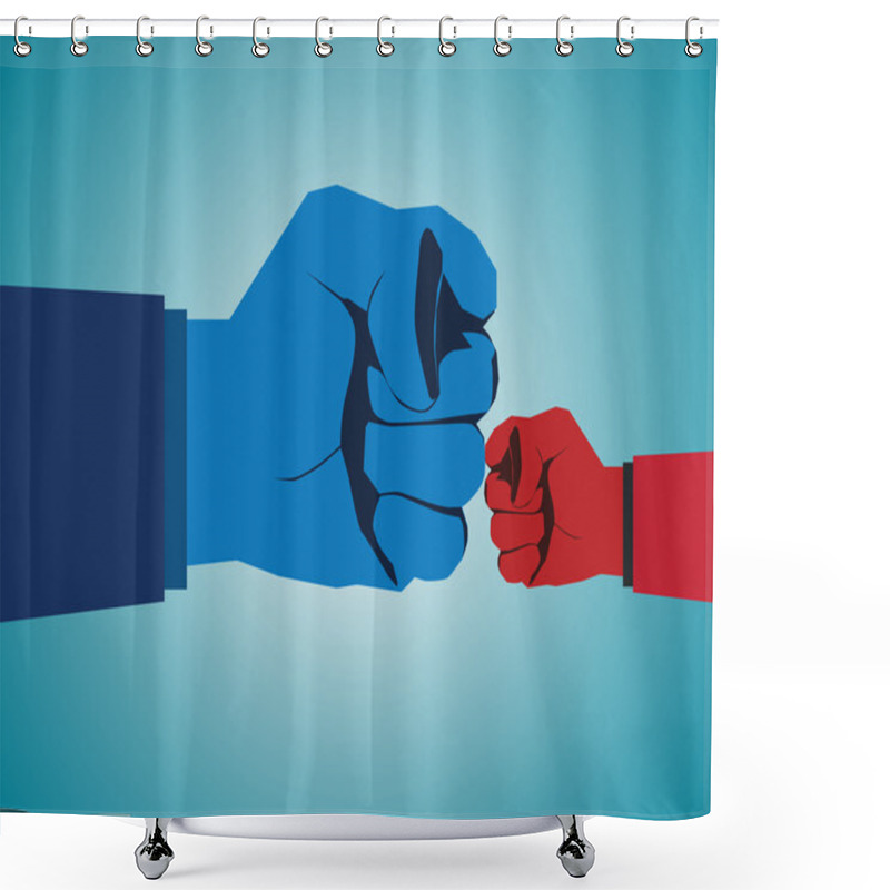 Personality  The competition between small and large. To overcome the challen shower curtains