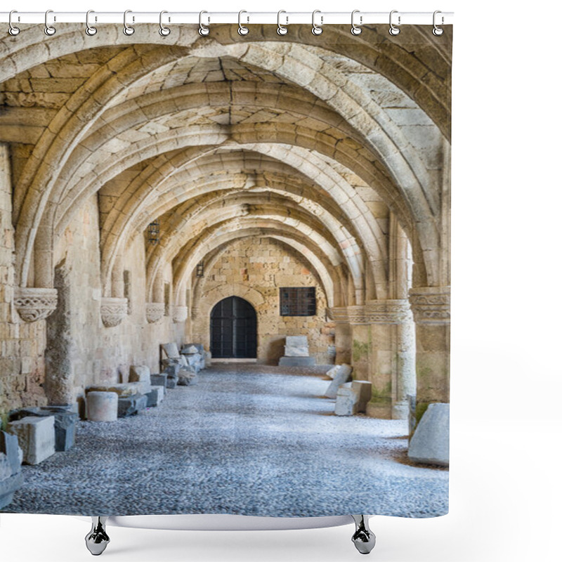 Personality  Arch Way In Ancient Fortress Shower Curtains