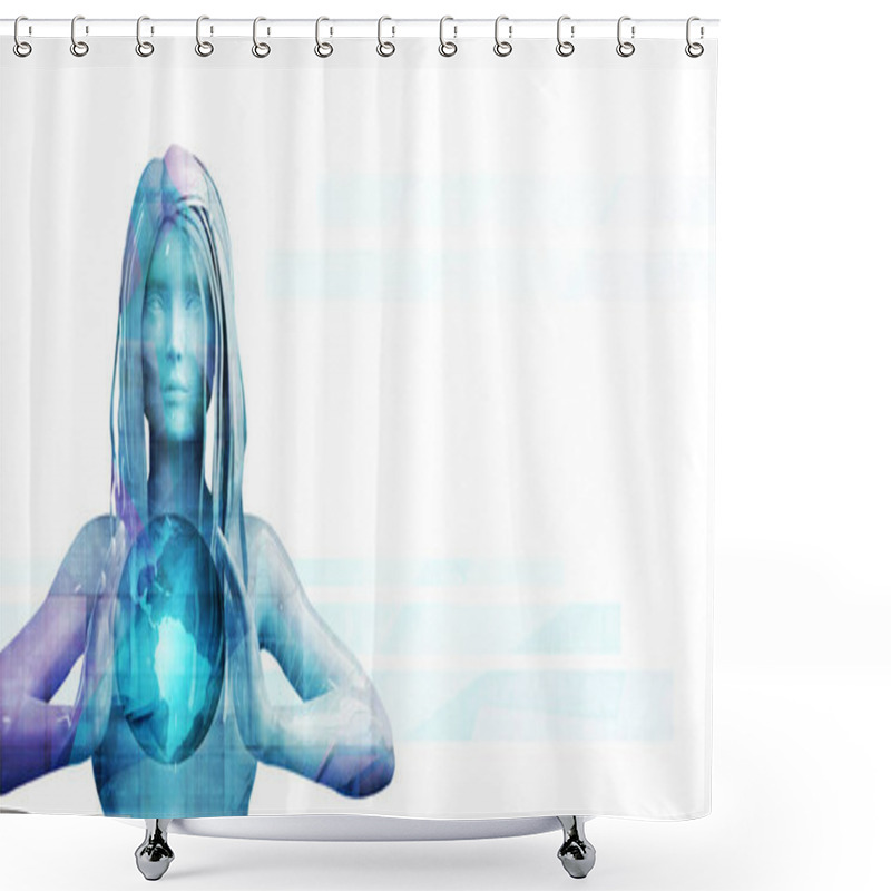 Personality  System Integration Shower Curtains