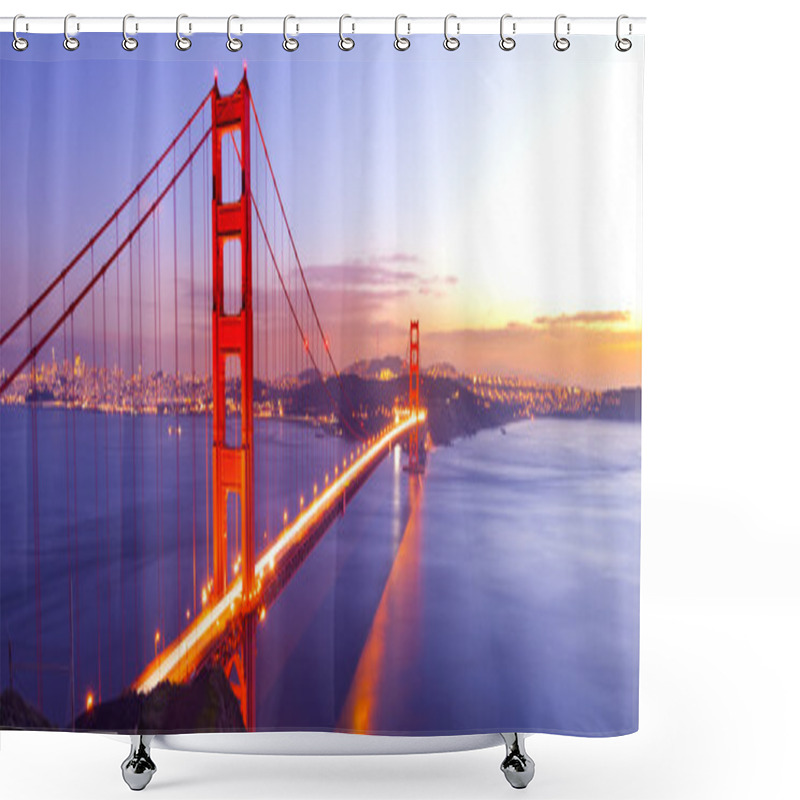 Personality  Golden Gate Bridge Shower Curtains