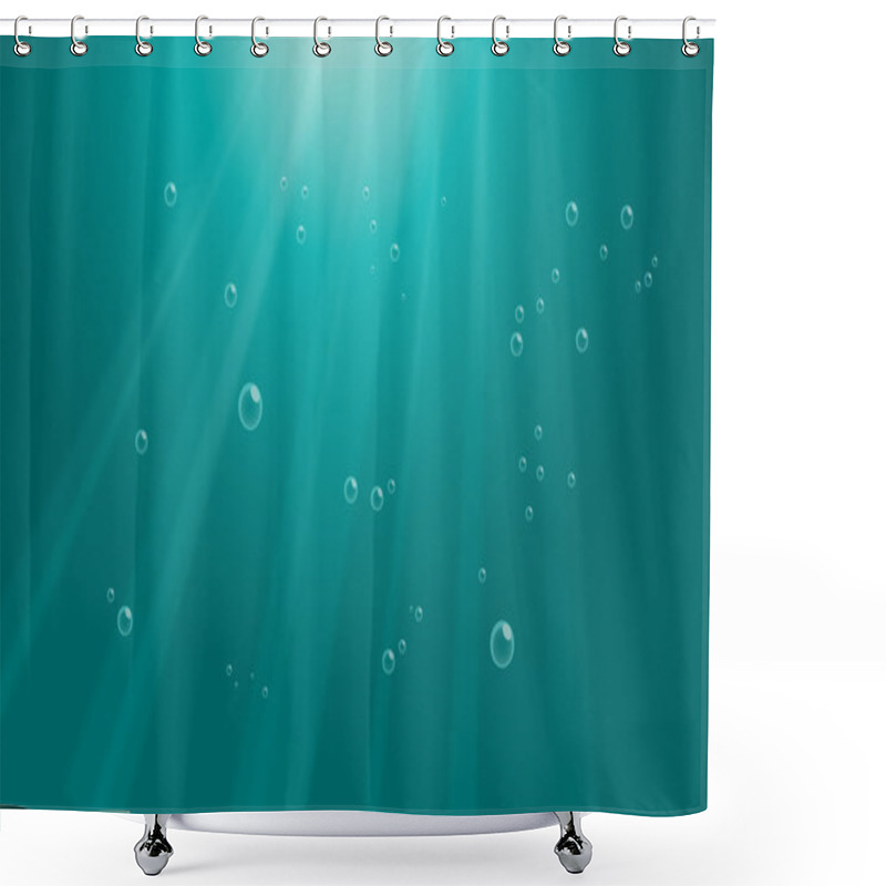 Personality  Underwater Shower Curtains