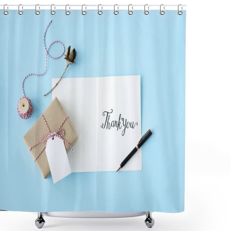 Personality  Thank You And Gift Concept Shower Curtains