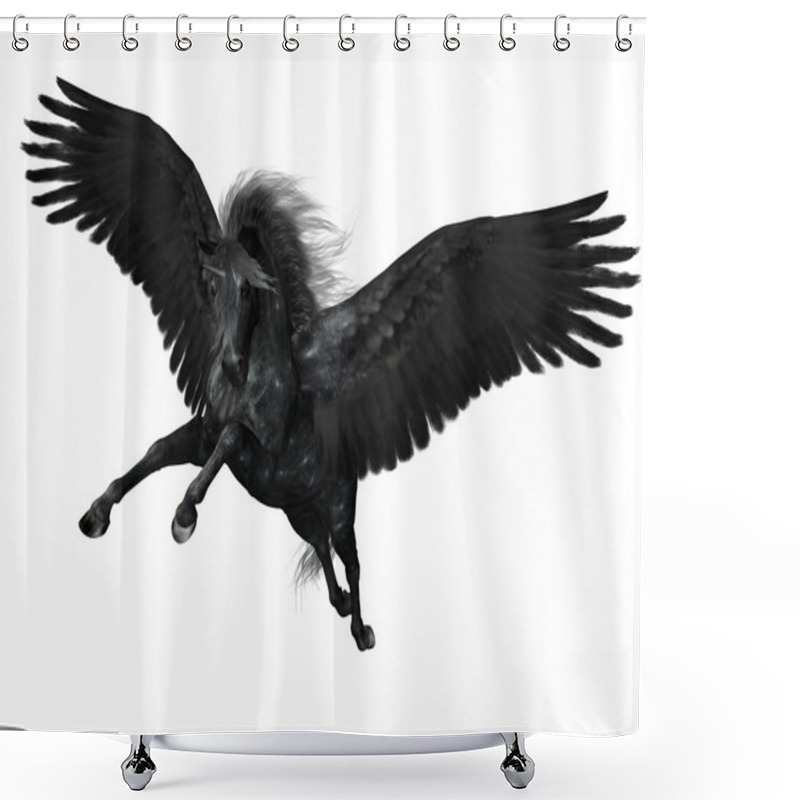 Personality  Pegasus Shower Curtains