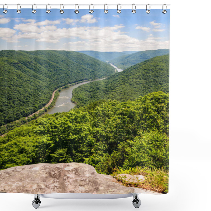 Personality  New River Gorge, West Virginia  Shower Curtains