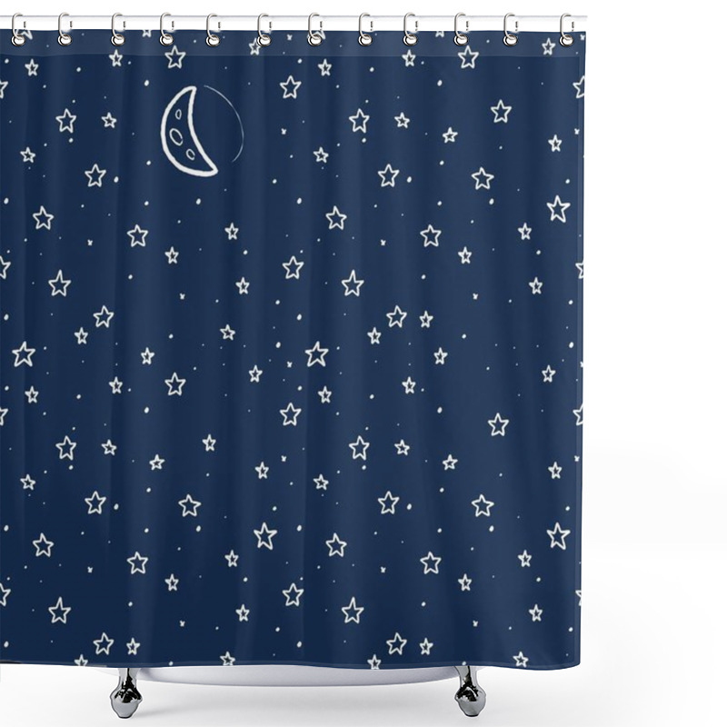 Personality  Stars Vector Graphics Shower Curtains