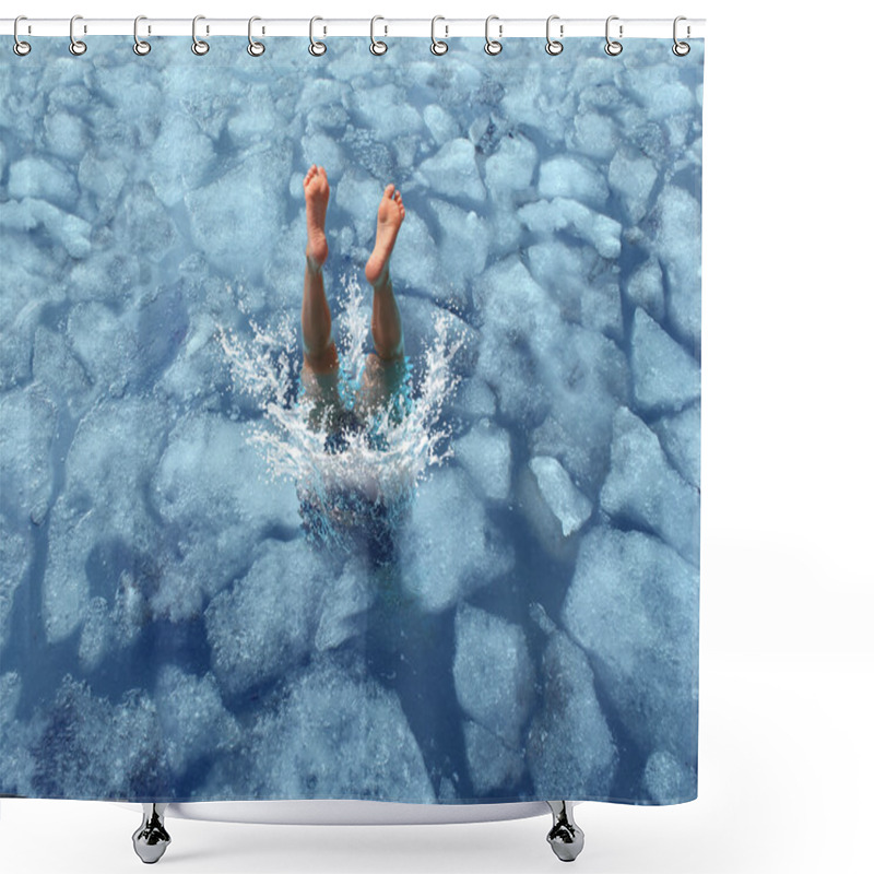 Personality  Cool Down Shower Curtains