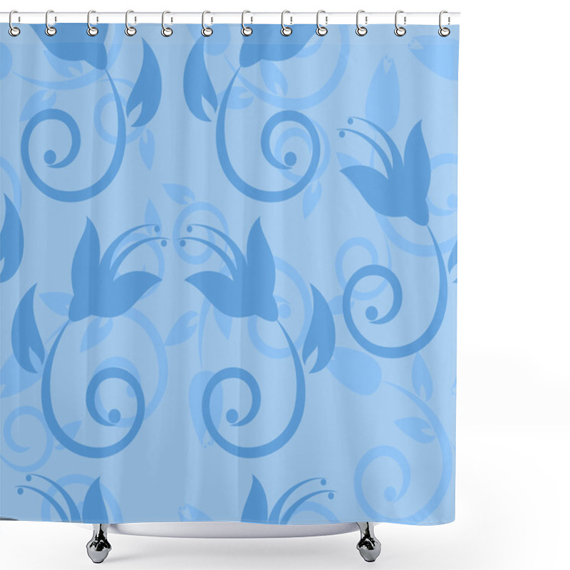 Personality  Seamless Background In Pastel Shades Shower Curtains