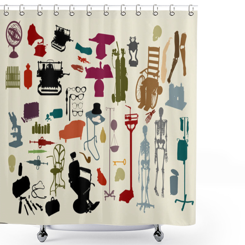 Personality  Mad Scientist Shower Curtains