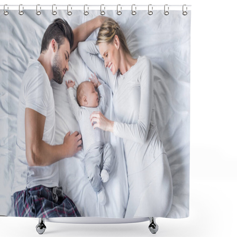 Personality  Parents And Baby Shower Curtains