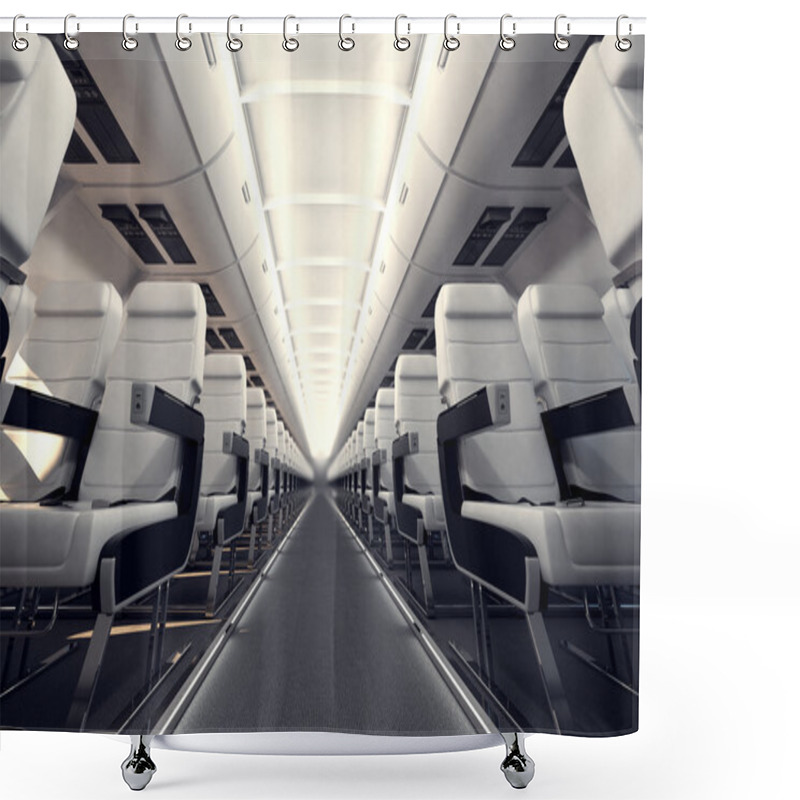 Personality  Airplane Seats. Shower Curtains