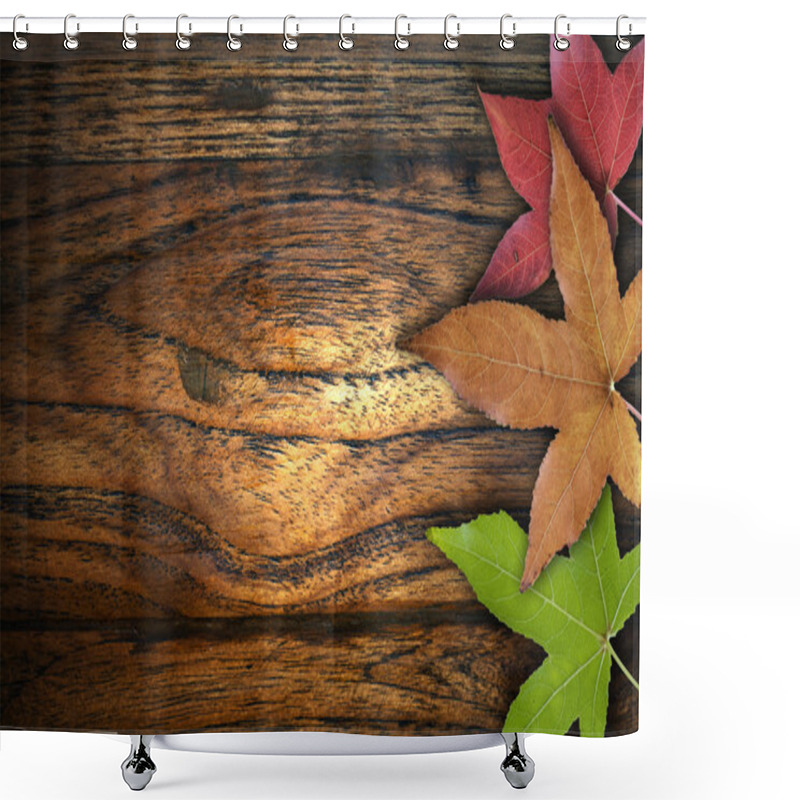 Personality  Wooden Texture Shower Curtains