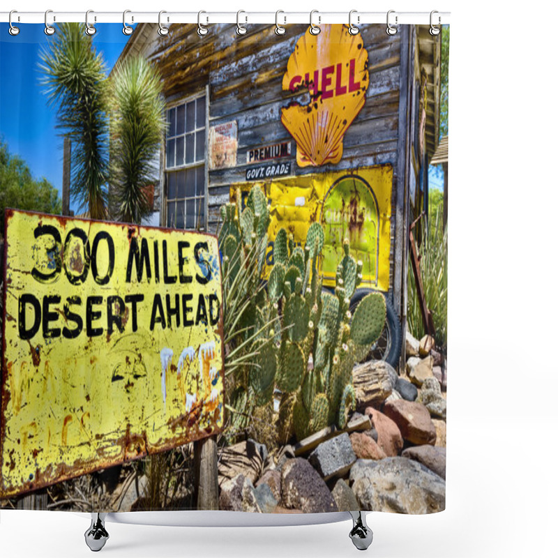 Personality  300 Miles Of Desert Shower Curtains